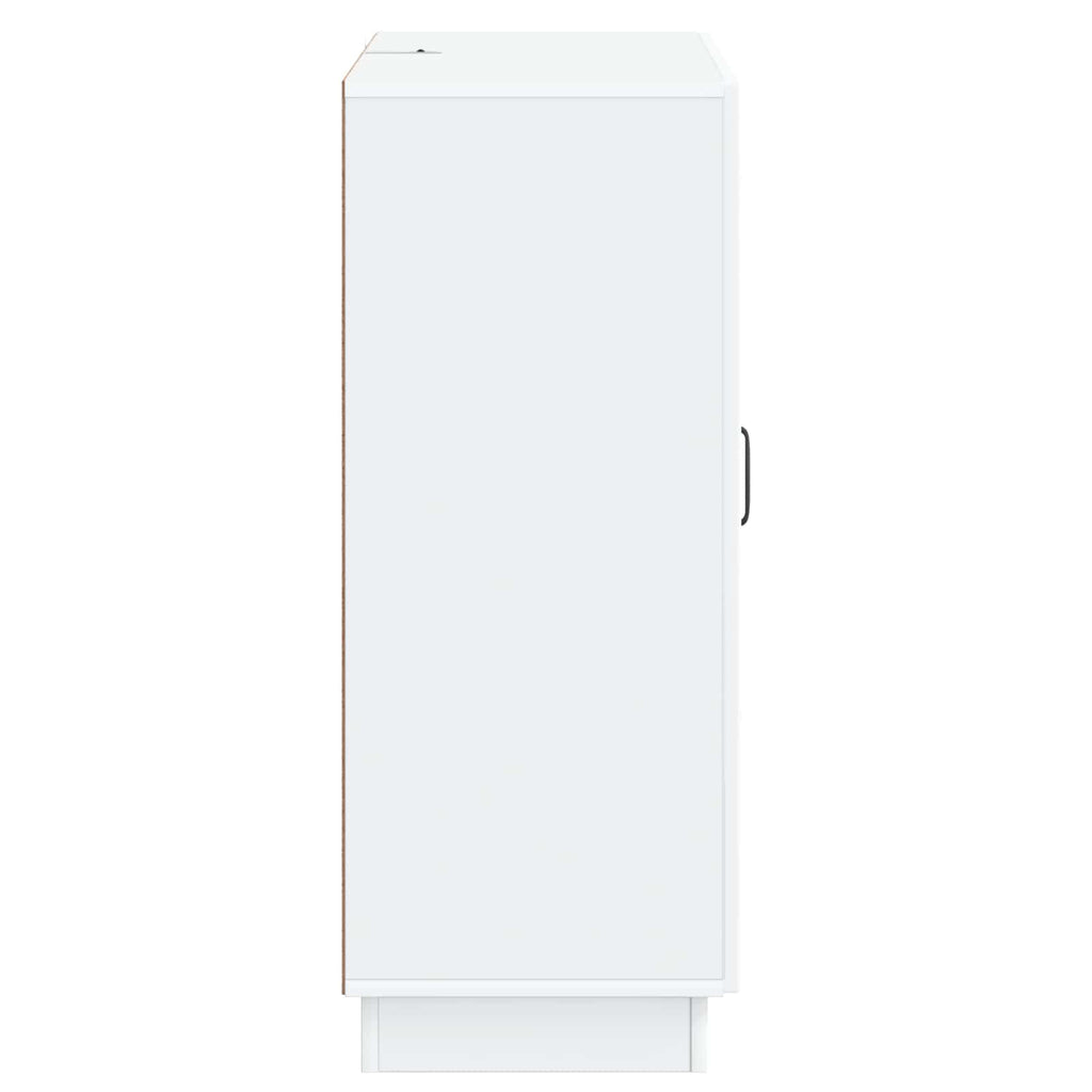 vidaXL Bufet Biały 66 x 34,5 x 87 cm Drewno inżynieryjne