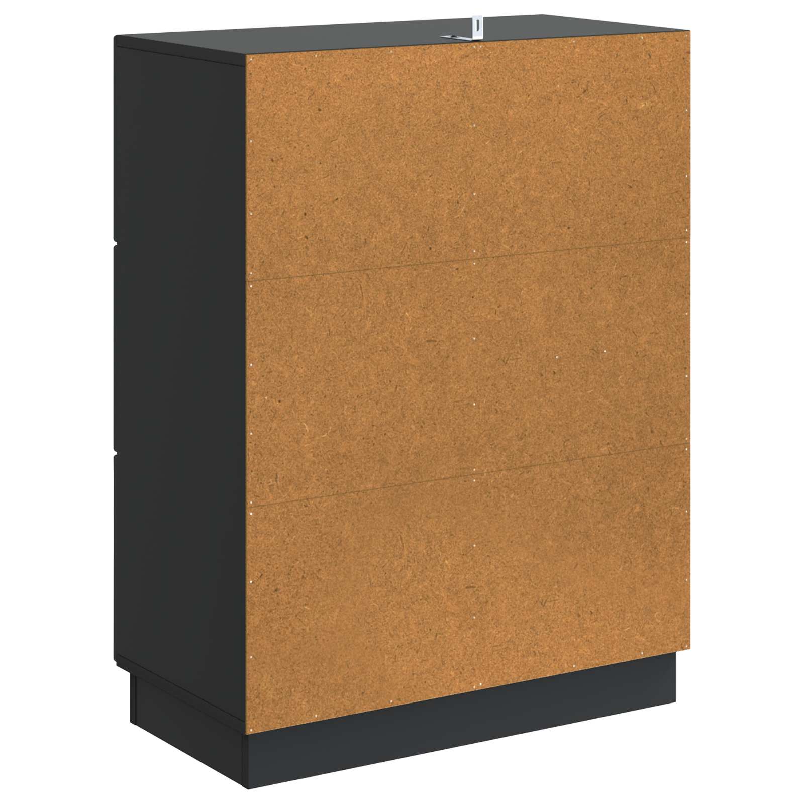 vidaXL Bufet z szufladą Czarny 66 x 34,5 x 87 cm Drewno inżynieryjne