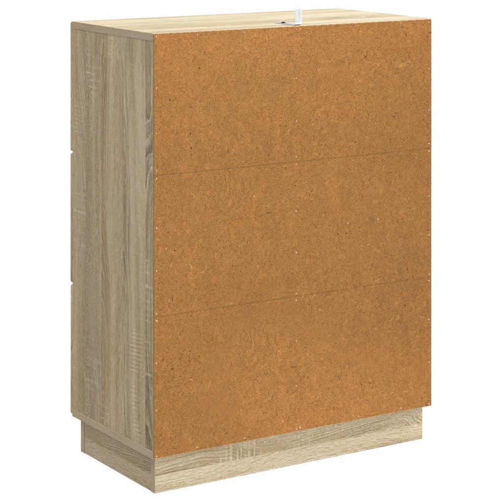 vidaXL Bufet dąb Sonoma 66 x 34,5 x 87 cm Drewno inżynieryjne