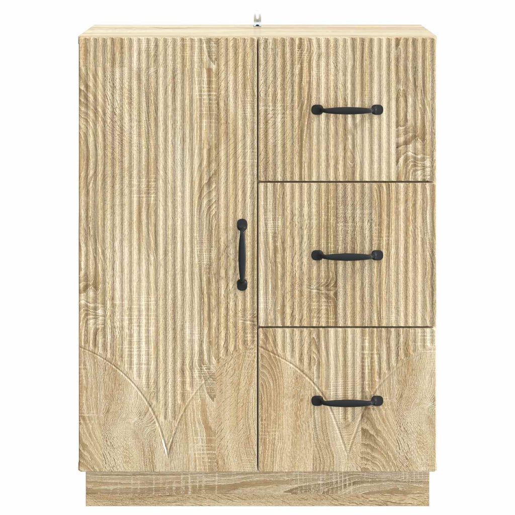 vidaXL Bufet dąb Sonoma 66 x 34,5 x 87 cm Drewno inżynieryjne