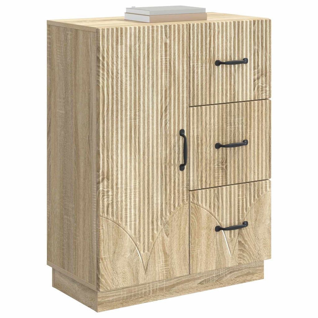 vidaXL Bufet dąb Sonoma 66 x 34,5 x 87 cm Drewno inżynieryjne