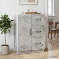vidaXL Bufet Betonowy szary 66 x 34,5 x 87 cm Drewno inżynieryjne