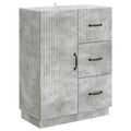 vidaXL Bufet Betonowy szary 66 x 34,5 x 87 cm Drewno inżynieryjne