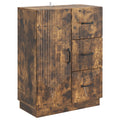 vidaXL Bufet Dąb wędzony 66 x 34,5 x 87 cm Drewno inżynieryjne