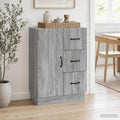 vidaXL Bufet Szary Sonoma 66 x 34,5 x 87 cm Drewno inżynieryjne
