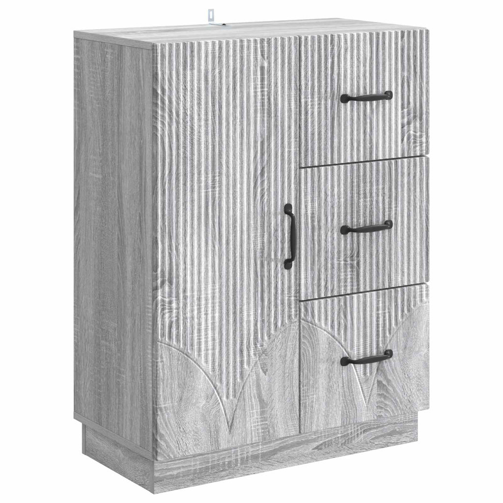 vidaXL Bufet Szary Sonoma 66 x 34,5 x 87 cm Drewno inżynieryjne