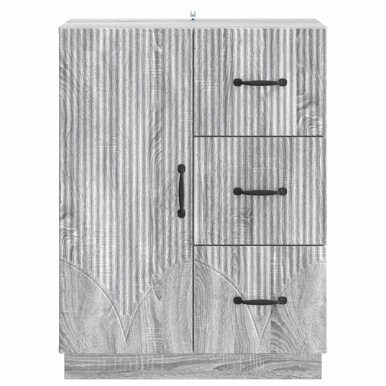 vidaXL Bufet Szary Sonoma 66 x 34,5 x 87 cm Drewno inżynieryjne