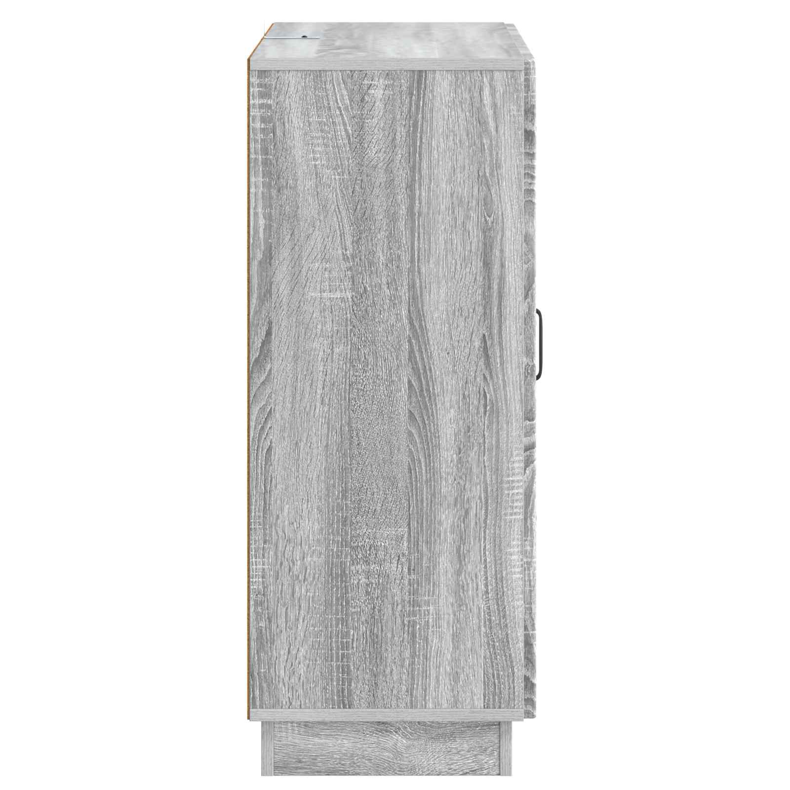 vidaXL Bufet Szary Sonoma 66 x 34,5 x 87 cm Drewno inżynieryjne