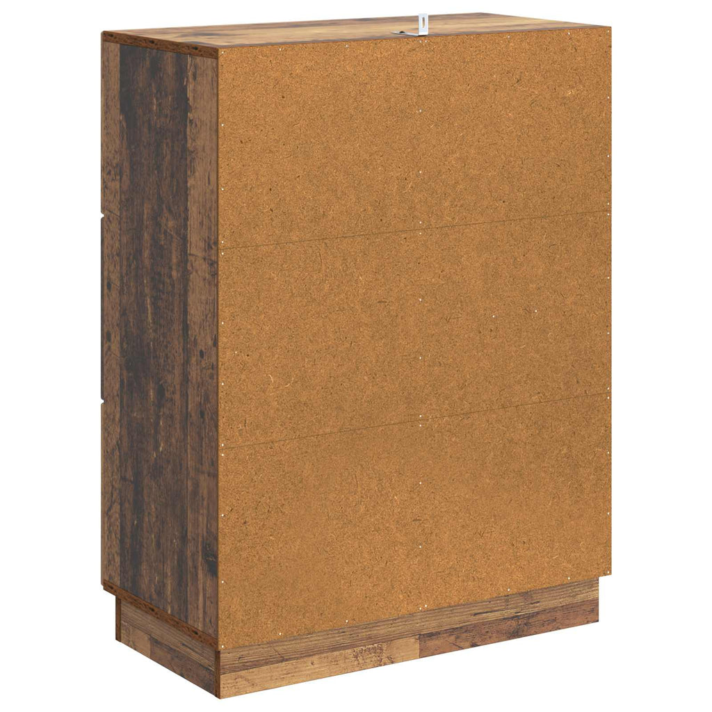 vidaXL Bufet Stare drewno 66 x 34,5 x 87 cm Drewno inżynieryjne