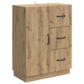 vidaXL Bufet Dąb artisan 66 x 34,5 x 87 cm Drewno inżynieryjne