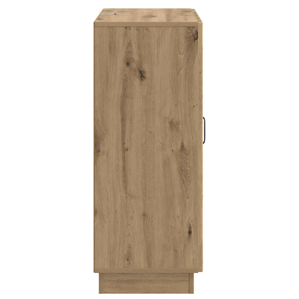 vidaXL Bufet Dąb artisan 66 x 34,5 x 87 cm Drewno inżynieryjne