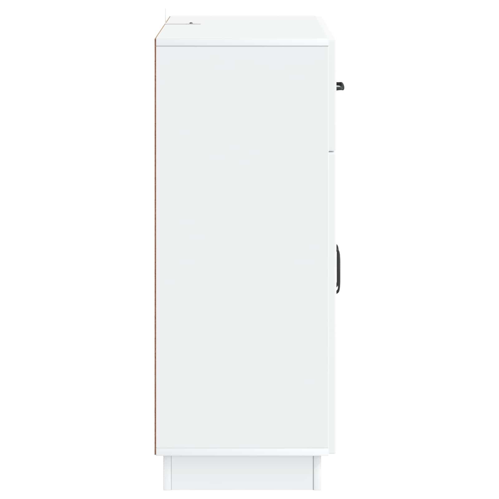 vidaXL Bufet Biały 66 x 34,5 x 87 cm Drewno inżynieryjne
