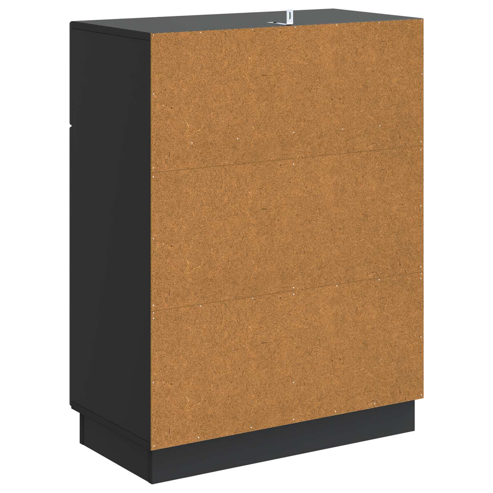 vidaXL Bufet z szufladą Czarny 66 x 34,5 x 87 cm Drewno inżynieryjne