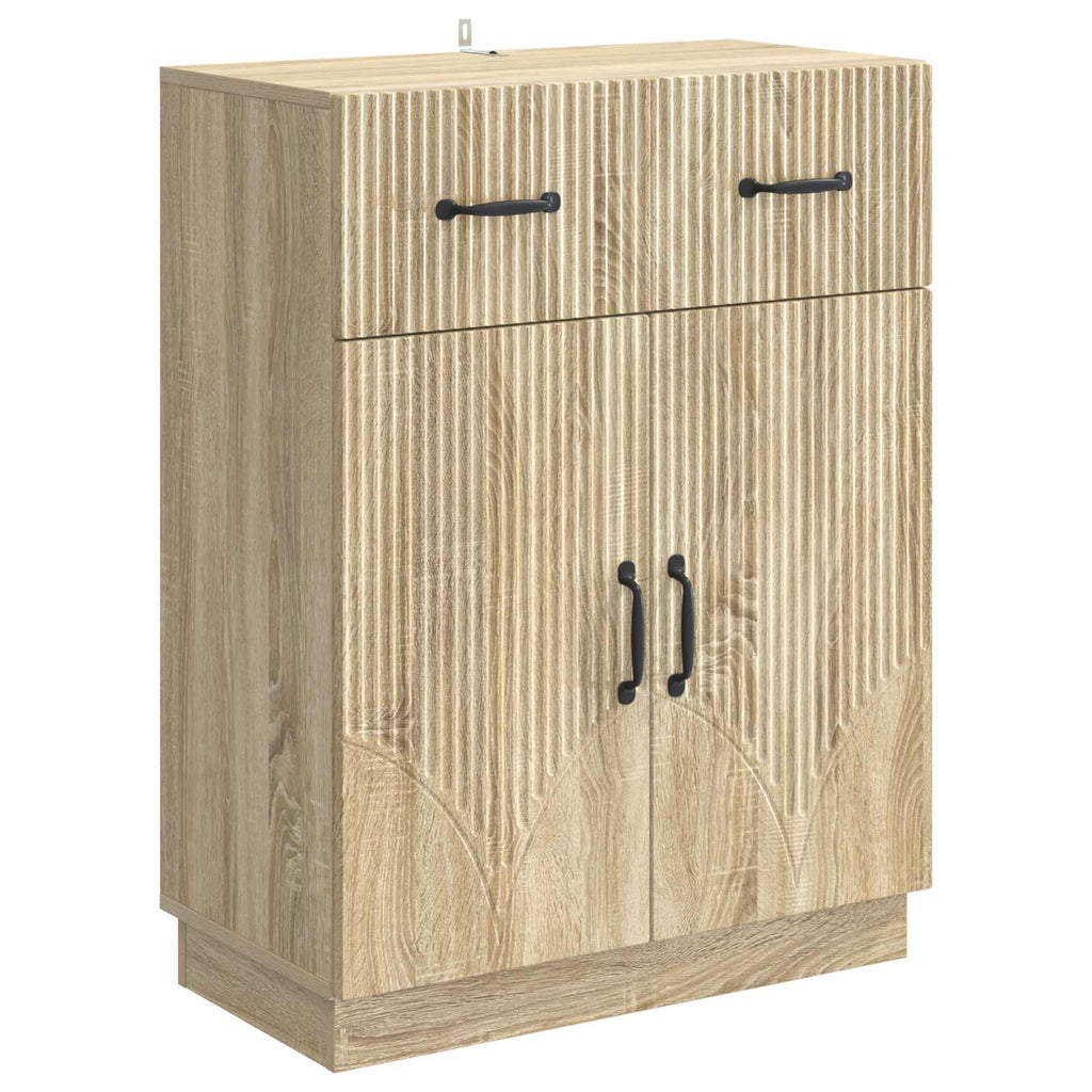 vidaXL Bufet dąb Sonoma 66 x 34,5 x 87 cm Drewno inżynieryjne