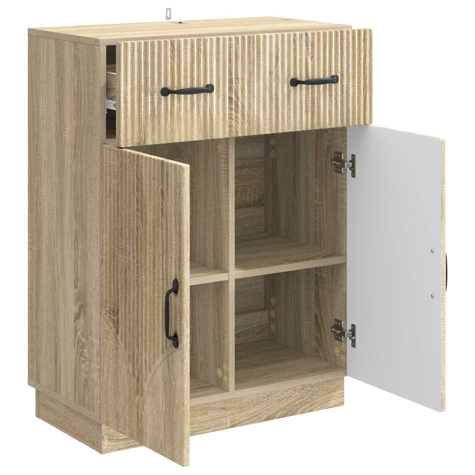 vidaXL Bufet dąb Sonoma 66 x 34,5 x 87 cm Drewno inżynieryjne