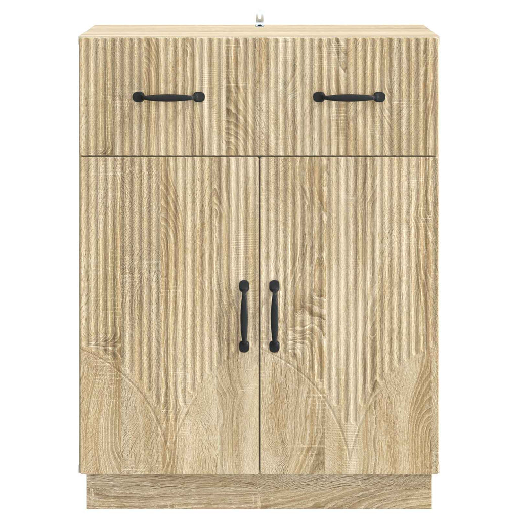 vidaXL Bufet dąb Sonoma 66 x 34,5 x 87 cm Drewno inżynieryjne