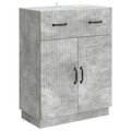vidaXL Bufet Betonowy szary 66 x 34,5 x 87 cm Drewno inżynieryjne