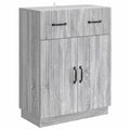 vidaXL Bufet Szary Sonoma 66 x 34,5 x 87 cm Drewno inżynieryjne