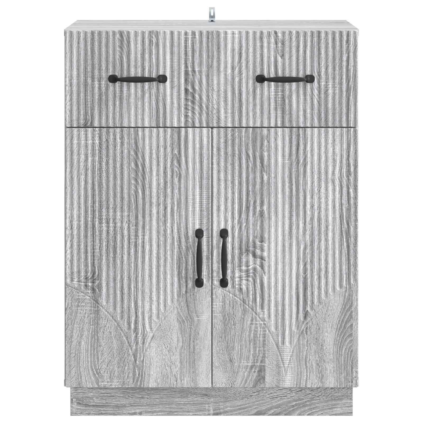 vidaXL Bufet Szary Sonoma 66 x 34,5 x 87 cm Drewno inżynieryjne
