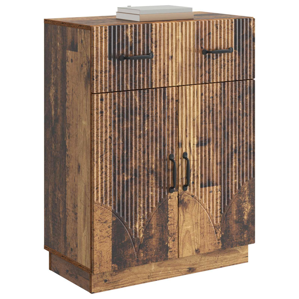 vidaXL Bufet Stare drewno 66 x 34,5 x 87 cm Drewno inżynieryjne