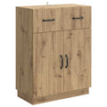 vidaXL Bufet Dąb artisan 66 x 34,5 x 87 cm Drewno inżynieryjne
