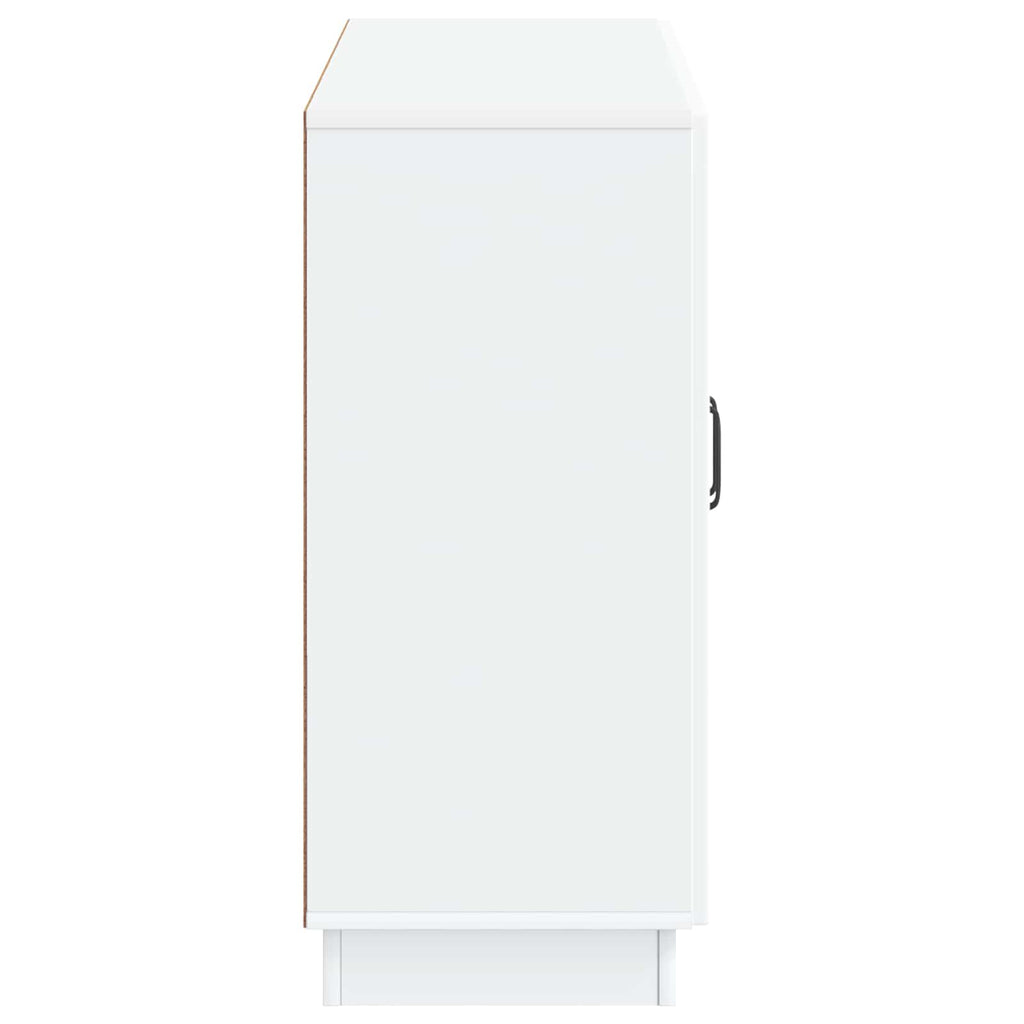 vidaXL Bufet Biały 89 x 34,5 x 77 cm Drewno inżynieryjne