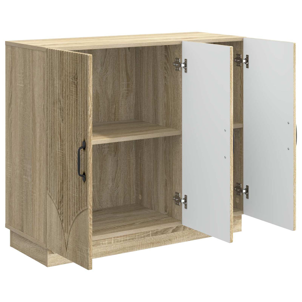 vidaXL Bufet dąb Sonoma 89 x 34,5 x 77 cm Drewno inżynieryjne