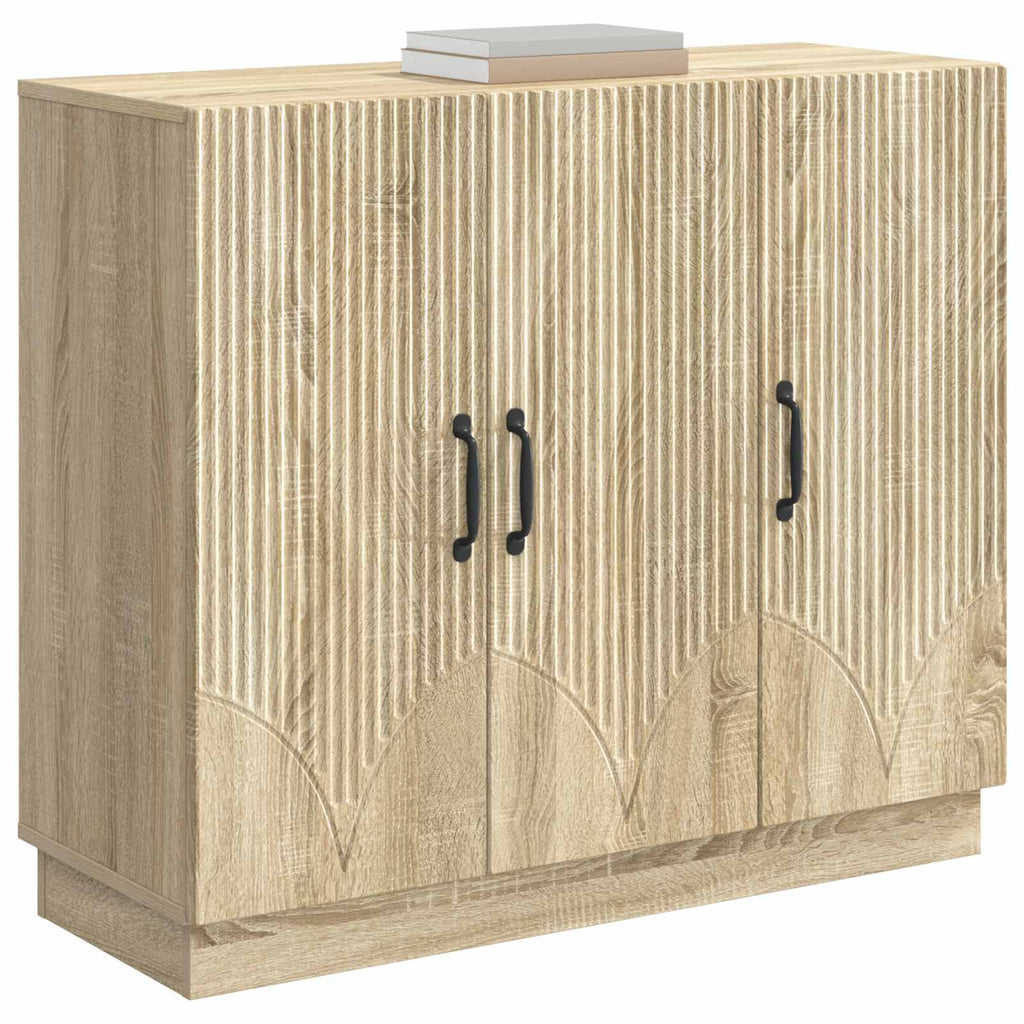 vidaXL Bufet dąb Sonoma 89 x 34,5 x 77 cm Drewno inżynieryjne