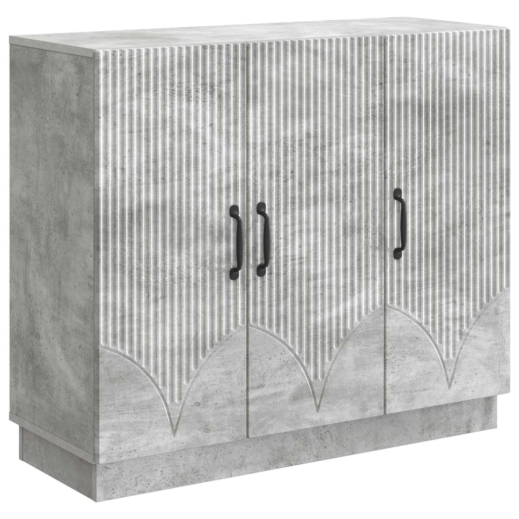 vidaXL Bufet Betonowy szary 89 x 34,5 x 77 cm Drewno inżynieryjne