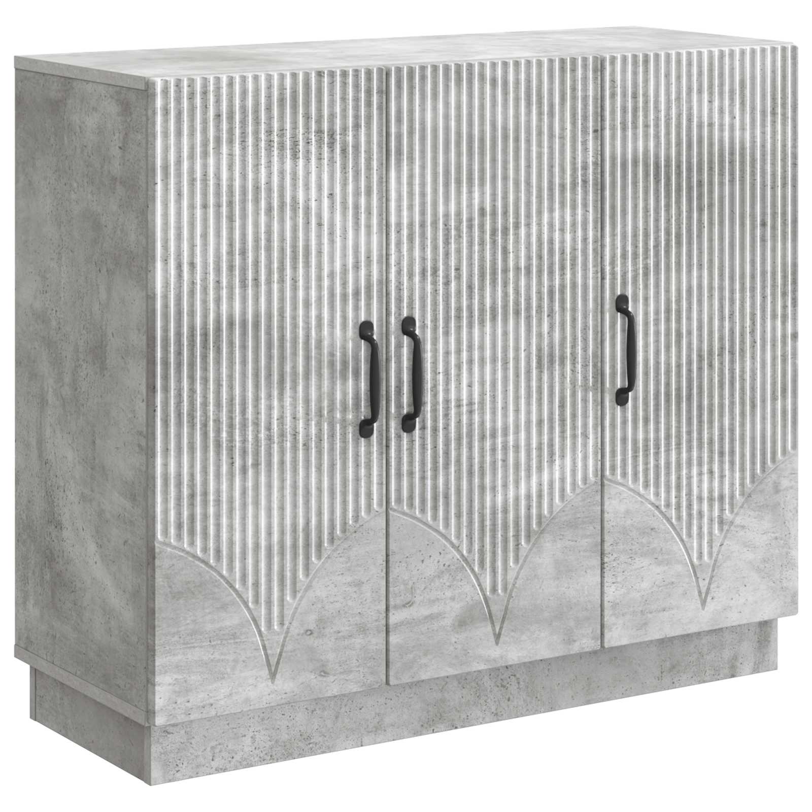 vidaXL Bufet Betonowy szary 89 x 34,5 x 77 cm Drewno inżynieryjne