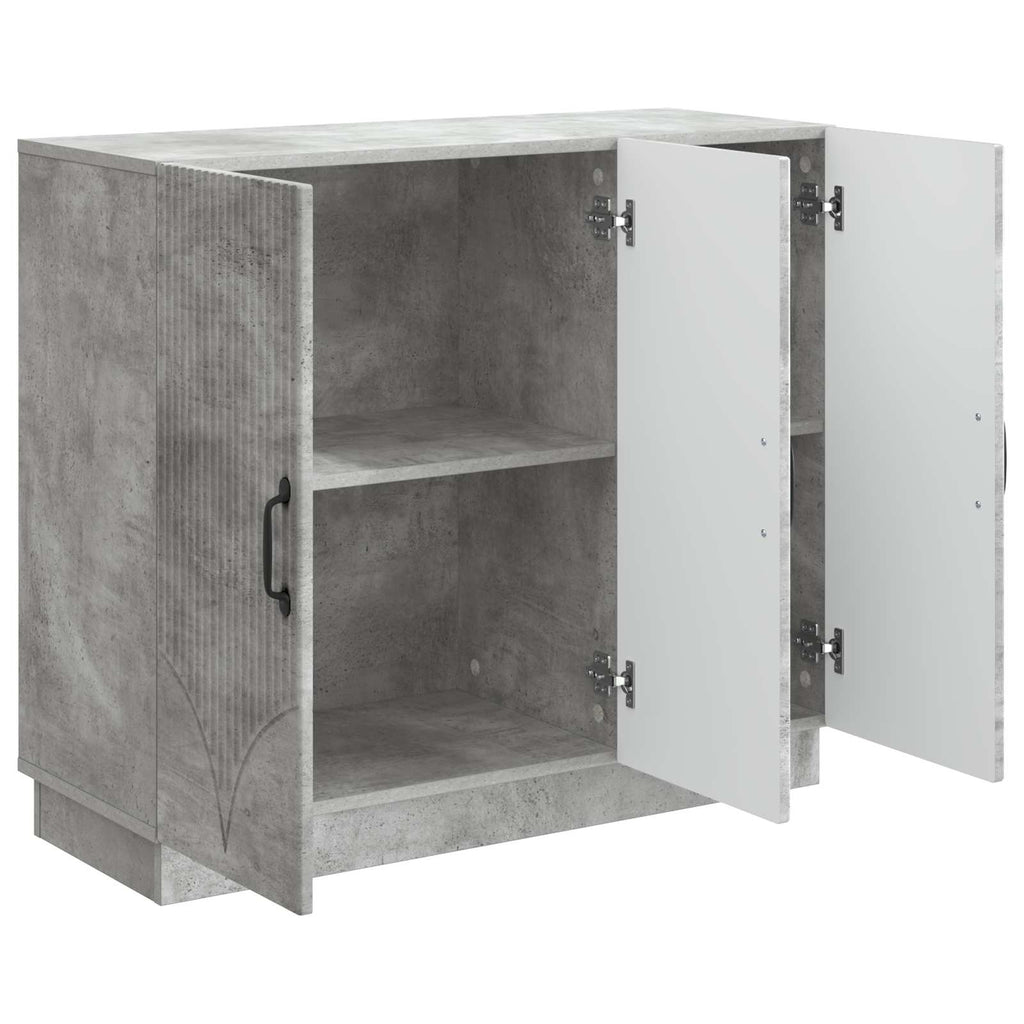 vidaXL Bufet Betonowy szary 89 x 34,5 x 77 cm Drewno inżynieryjne