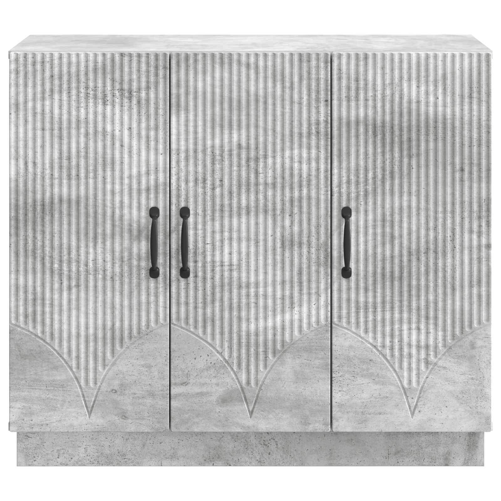 vidaXL Bufet Betonowy szary 89 x 34,5 x 77 cm Drewno inżynieryjne