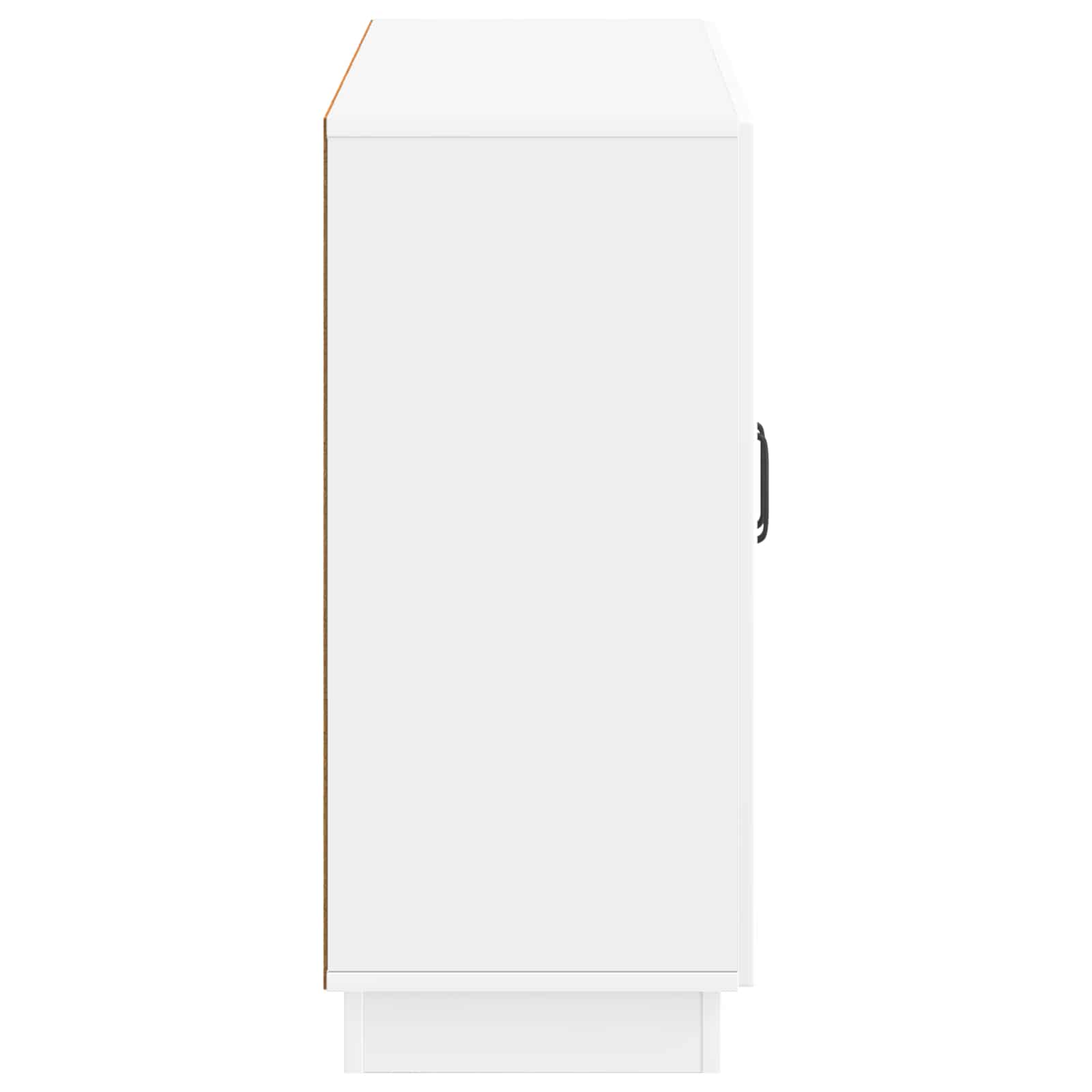 vidaXL Bufet Biały wysoki połysk 89 x 34,5 x 77 cm Drewno inżynieryjne