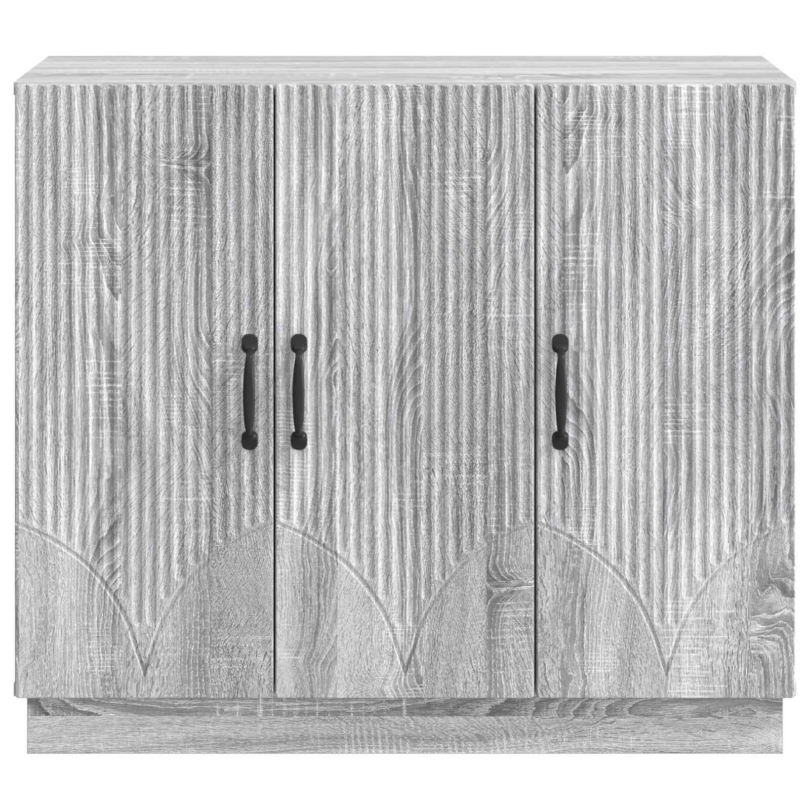 vidaXL Bufet Szary Sonoma 89 x 34,5 x 77 cm Drewno inżynieryjne