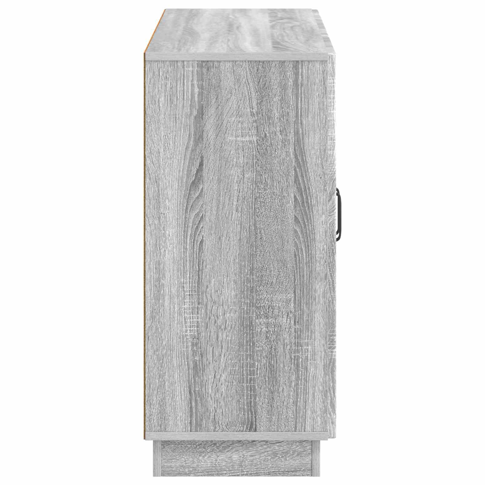 vidaXL Bufet Szary Sonoma 89 x 34,5 x 77 cm Drewno inżynieryjne