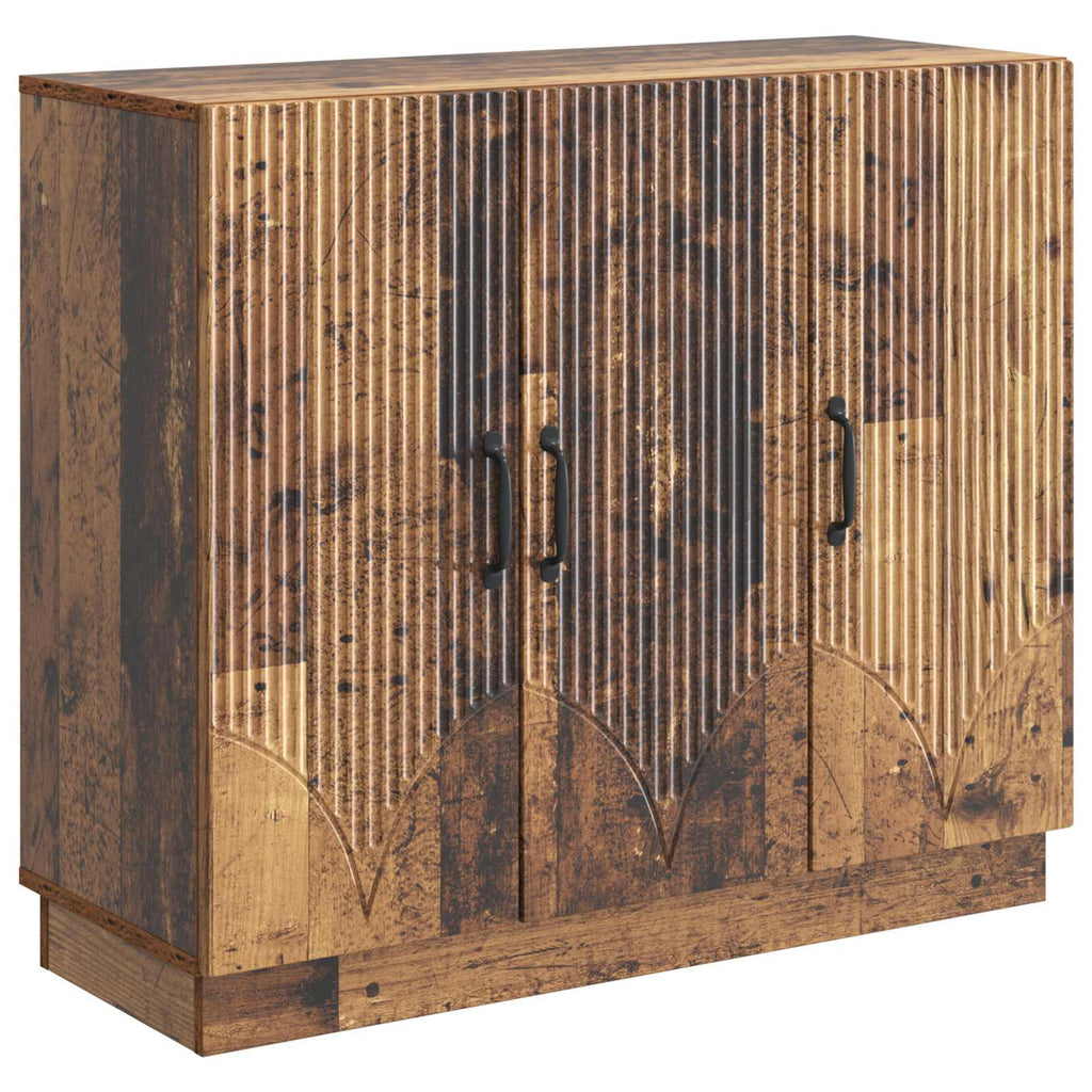 vidaXL Bufet Stare drewno 89 x 34,5 x 77 cm Drewno inżynieryjne