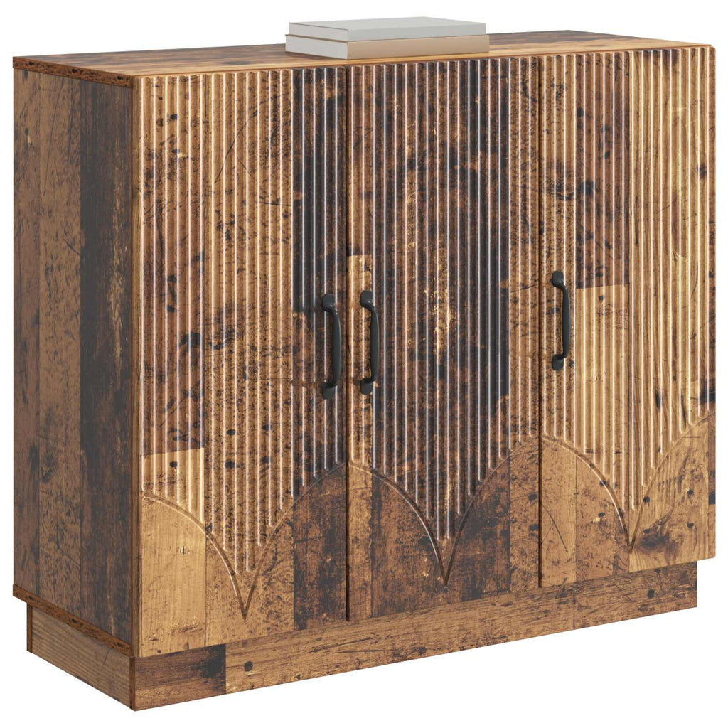 vidaXL Bufet Stare drewno 89 x 34,5 x 77 cm Drewno inżynieryjne