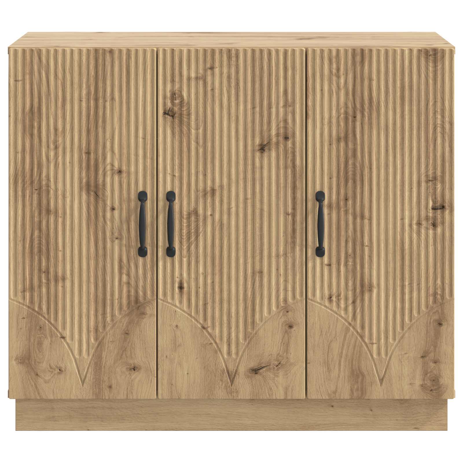 vidaXL Bufet Dąb artisan 89 x 34,5 x 77 cm Drewno inżynieryjne
