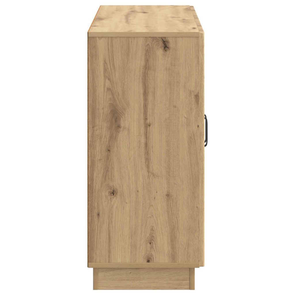 vidaXL Bufet Dąb artisan 89 x 34,5 x 77 cm Drewno inżynieryjne