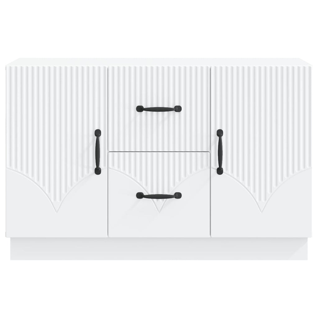vidaXL Bufet Biały 89 x 34,5 x 57 cm Drewno inżynieryjne