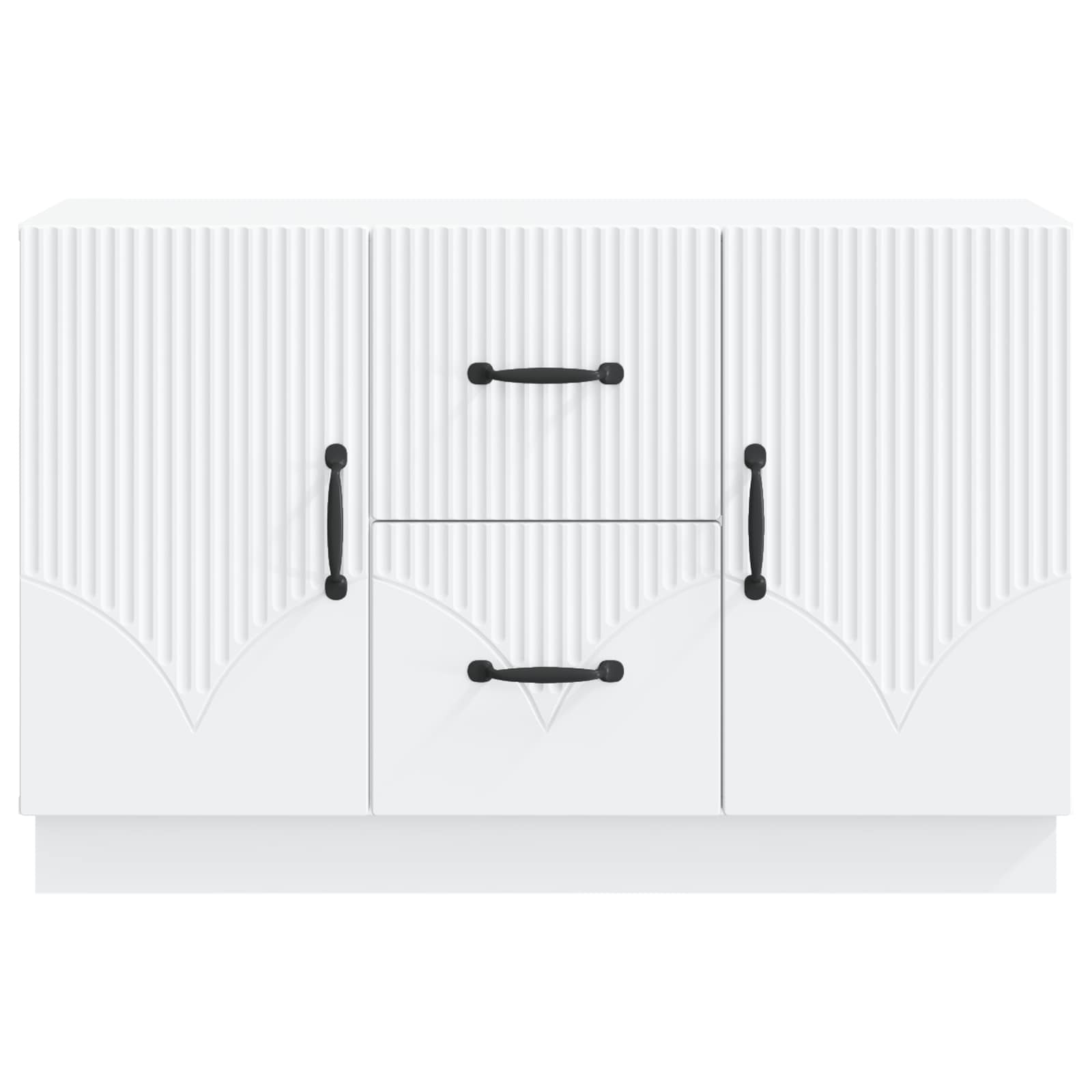 vidaXL Bufet Biały 89 x 34,5 x 57 cm Drewno inżynieryjne