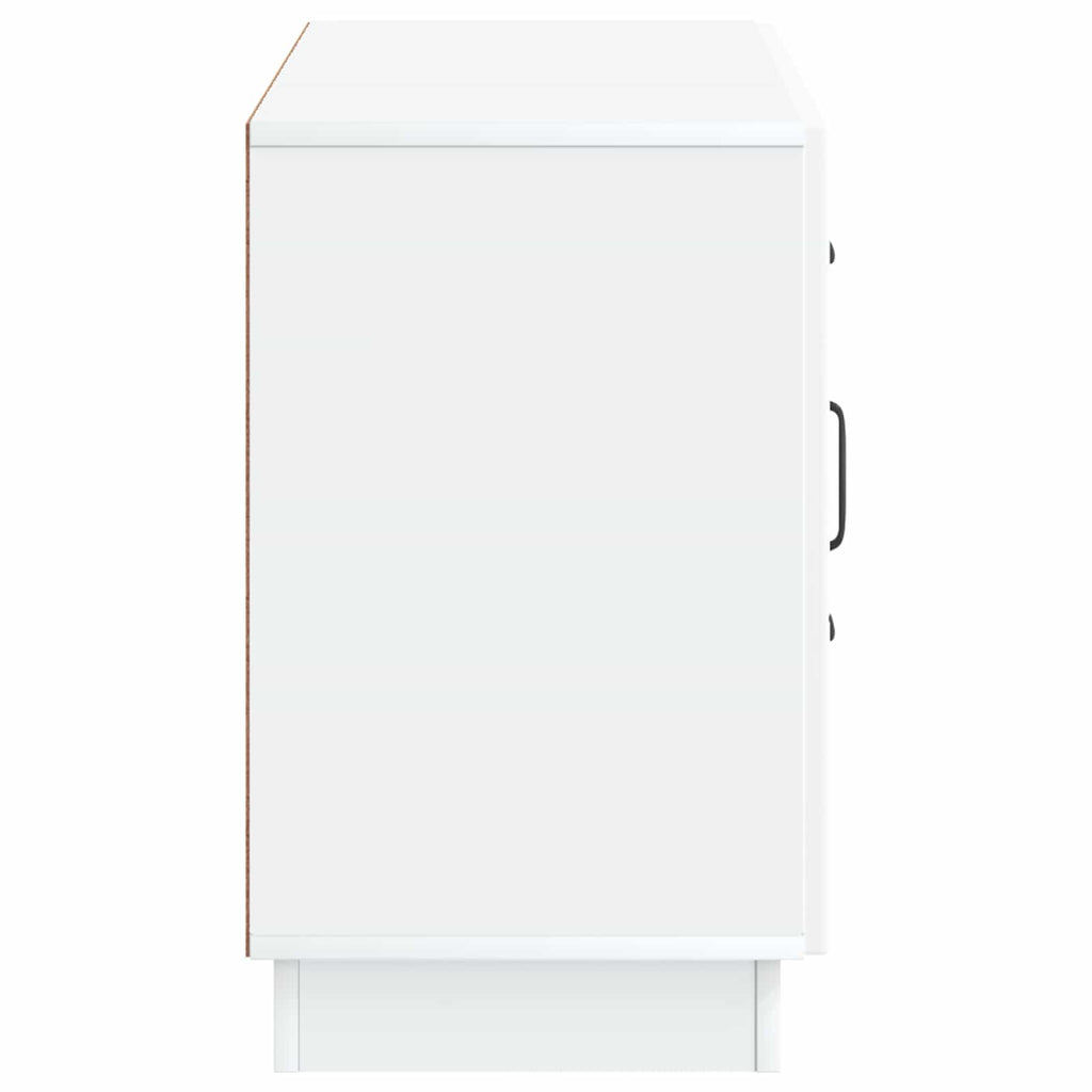 vidaXL Bufet Biały 89 x 34,5 x 57 cm Drewno inżynieryjne
