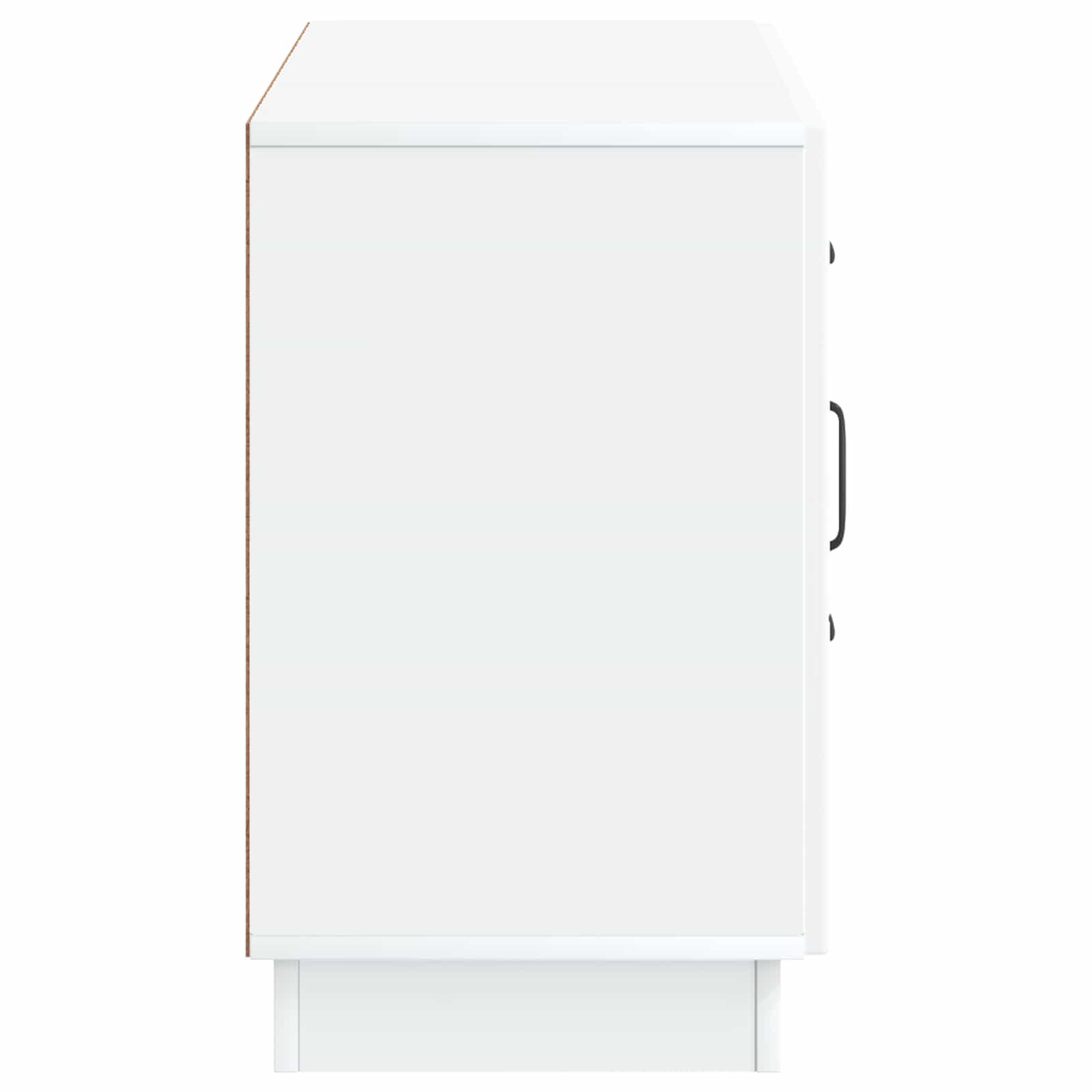 vidaXL Bufet Biały 89 x 34,5 x 57 cm Drewno inżynieryjne