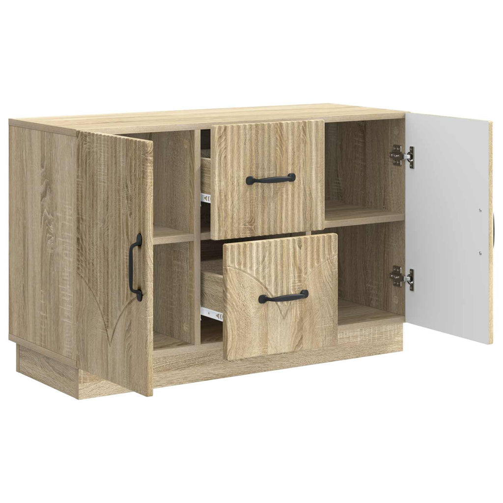 vidaXL Bufet dąb Sonoma 89 x 34,5 x 57 cm Drewno inżynieryjne