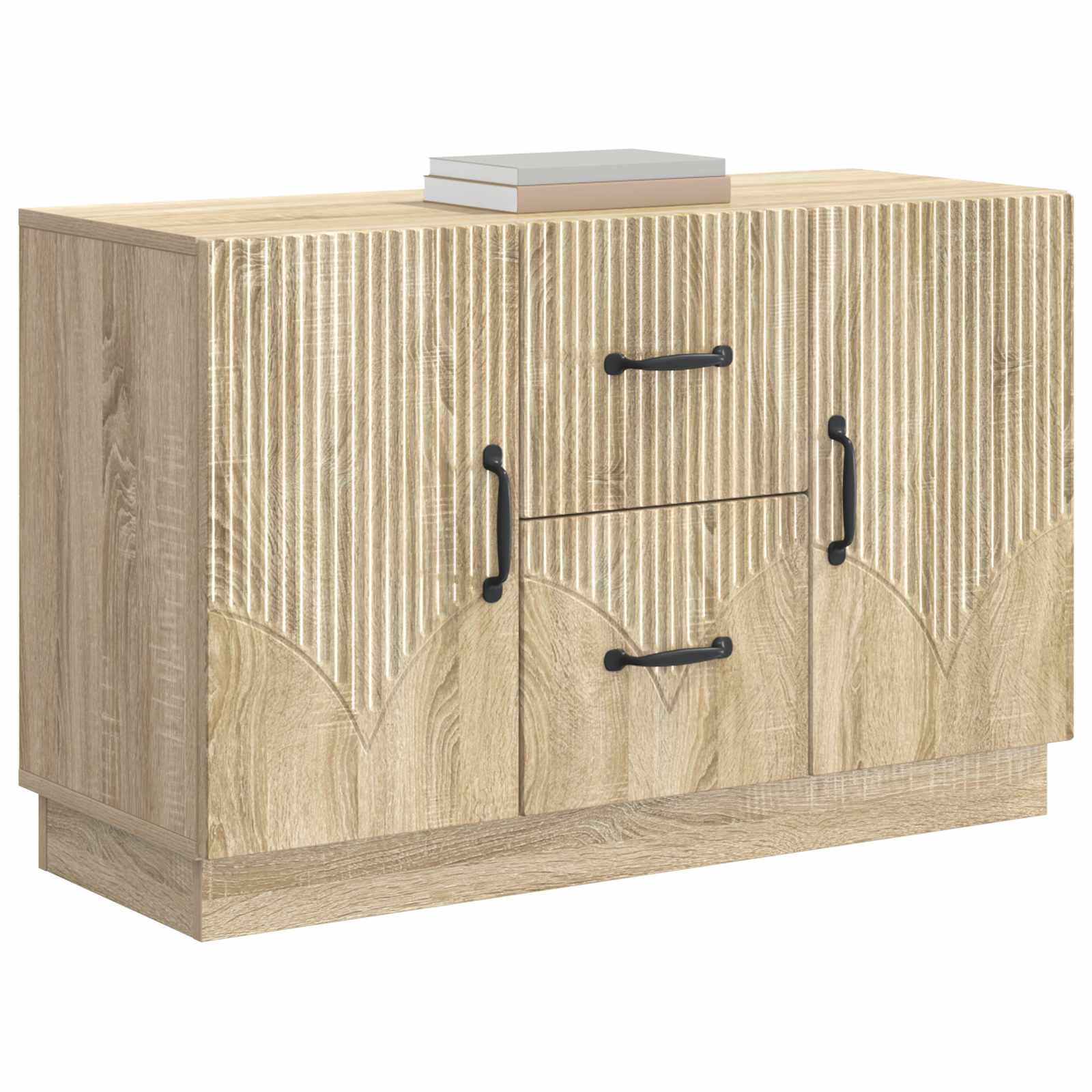 vidaXL Bufet dąb Sonoma 89 x 34,5 x 57 cm Drewno inżynieryjne