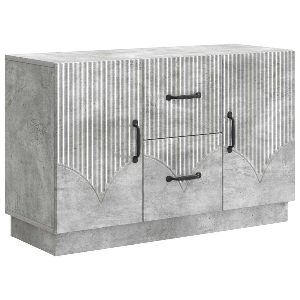 vidaXL Bufet Betonowy szary 89 x 34,5 x 57 cm Drewno inżynieryjne
