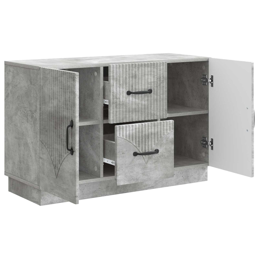 vidaXL Bufet Betonowy szary 89 x 34,5 x 57 cm Drewno inżynieryjne