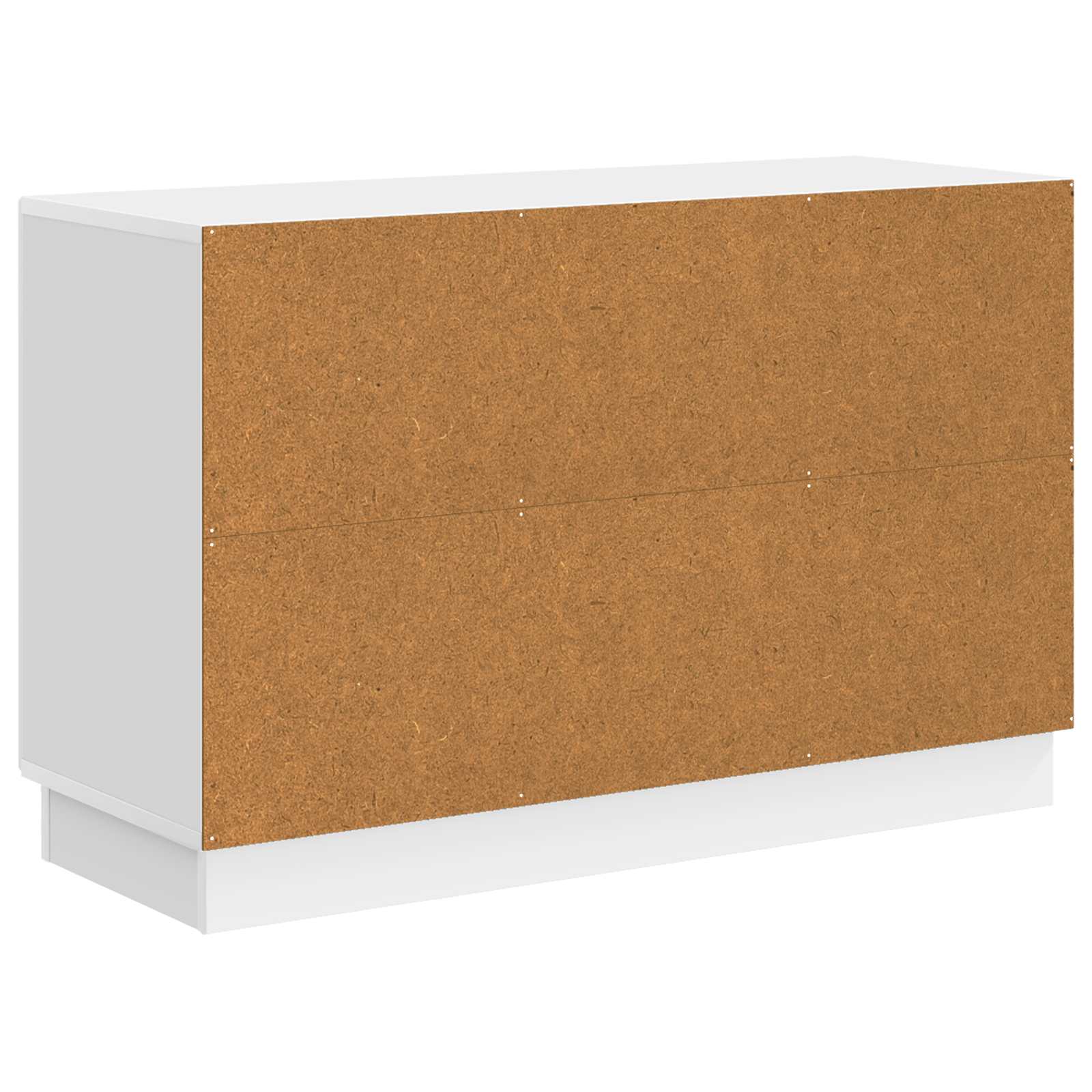 vidaXL Bufet Biały wysoki połysk 89 x 34,5 x 57 cm Drewno inżynieryjne