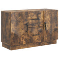 vidaXL Bufet Dąb wędzony 89 x 34,5 x 57 cm Drewno inżynieryjne