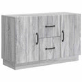 vidaXL Bufet Szary Sonoma 89 x 34,5 x 57 cm Drewno inżynieryjne